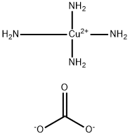 bis(tetraamminecopper) carbonatedihydroxide Struktur