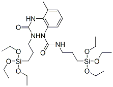 N,N''-(methylphenylene)bis[N'-[3-(triethoxysilyl)propyl]urea] Struktur