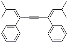 1,1'-[1,4-Bis(2-methylpropylidene)-2-butyne-1,4-diyl]bisbenzene Struktur