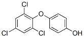 4-(2,4,6-trichlorophenoxy)phenol Struktur