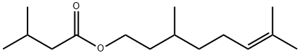 CITRONELLYL ISOVALERATE Struktur