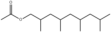 1-Nonanol,2,4,6,8-tetramethyl-,acetate Struktur