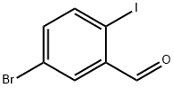 5-BROMO-2-IODOBENZALDEHYDE Struktur