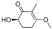 2-Cyclohexen-1-one, 6-hydroxy-3-methoxy-2-methyl-, (6R)- (9CI) Struktur