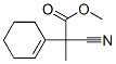 methyl 2-cyano-2-(cyclohex-1-enyl)propionate Struktur