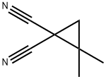 2,2-Dimethyl-1,1-cyclopropanedicarbonitrile Struktur