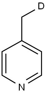 4-METHYL-D1-PYRIDINE Struktur