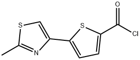 5-(2-METHYL-1,3-THIAZOL-4-YL)-2-THIOPHENECARBONYL CHLORIDE Struktur