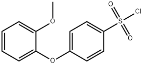 [4-(2-METHOXYPHENOXY)PHENYL]SULFONYLCHLORIDE Struktur