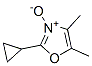 Oxazole, 2-cyclopropyl-4,5-dimethyl-, 3-oxide (9CI) Struktur