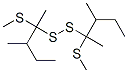 Methyl[2-methyl-1-(methylthio)butyl] persulfide Struktur