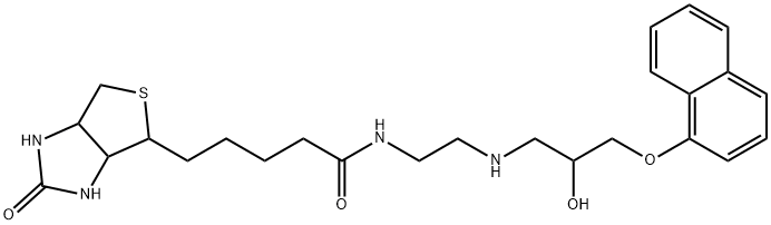 biotin-propranolol analogue Struktur