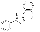 3-(o-Cumenyl)-5-phenyl-1H-1,2,4-triazole Struktur