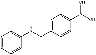 4-((PHENYLAMINO)METHYL)PHENYLBORONIC ACID Structure