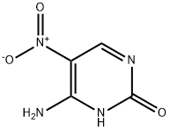 2(1H)-Pyrimidinone, 4-amino-5-nitro- (9CI) Struktur