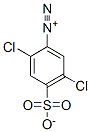 2,5-dichloro-4-sulphonatobenzenediazonium Struktur