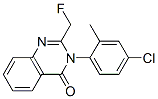 3-(4-Chloro-2-methylphenyl)-2-(fluoromethyl)quinazolin-4(3H)-one Struktur