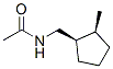 Acetamide, N-[(2-methylcyclopentyl)methyl]-, cis- (9CI) Struktur