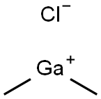 dimethylgallium chloride  Struktur