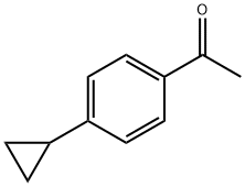 Ethanone, 1-(4-cyclopropylphenyl)- (9CI) Struktur