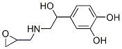 1,2-Benzenediol, 4-[1-hydroxy-2-[(oxiranylmethyl)amino]ethyl]- (9CI) Struktur