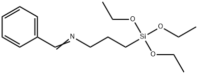 N-benzylidene-3-(triethoxysilyl)propylamine Struktur