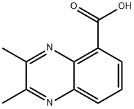 2,3-DIMETHYL-QUINOXALINE-5-CARBOXYLIC ACID Struktur