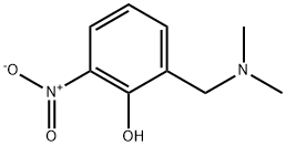 2-((DIMETHYLAMINO)METHYL)-6-NITROPHENOL Struktur