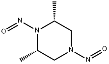 Piperazine, 2,6-dimethyl-1,4-dinitroso-, cis- (9CI) Struktur