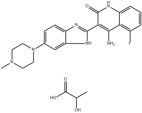 Dovitinib Lactate Struktur