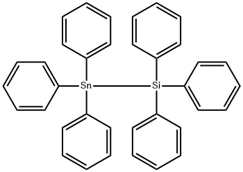 TRIPHENYL STANNYL TRIPHENYL SILANE Struktur