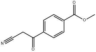 METHYL 4-(CYANOACETYL)BENZOATE Struktur