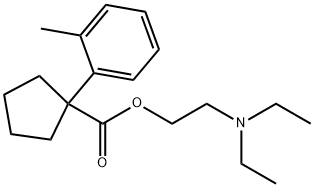 1-(o-トリル)-1-シクロペンタンカルボン酸2-(ジエチルアミノ)エチル 化學構(gòu)造式