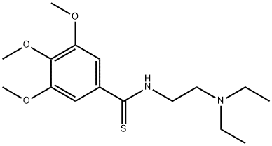 N-[2-(Diethylamino)ethyl]-3,4,5-trimethoxybenzothioamide Struktur