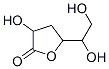 5-(1,2-dihydroxyethyl)-3-hydroxy-oxolan-2-one Struktur