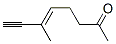 5-Octen-7-yn-2-one, 6-methyl-, (E)- (9CI) Struktur