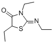 4-Thiazolidinone,3,5-diethyl-2-(ethylimino)-(9CI) Struktur