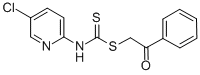 2-Oxo-2-phenylethyl (5-chloro-2-pyridinyl)carbamodithioate Struktur