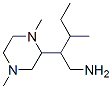 2-(1,4-dimethylpiperazin-2-yl)-3-methyl-pentan-1-amine Struktur