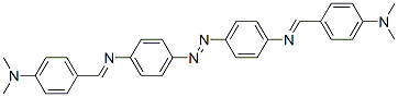 4,4'-Azobis[N-[[4-(dimethylamino)phenyl]methylene]benzenamine] Struktur