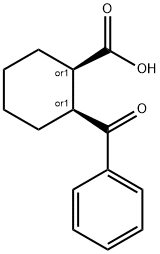 CIS-2-BENZOYL-1-CYCLOHEXANECARBOXYLIC ACID, 98 Struktur