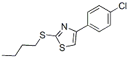 2-(Butylthio)-4-(4-chlorophenyl)thiazole Struktur