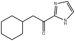 2-Cyclohexyl-1-(1H-imidazol-2-yl)ethanone Struktur