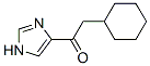 2-Cyclohexyl-1-(1H-imidazol-4-yl)ethanone Struktur