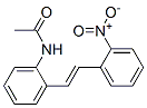 N-[2-[2-(2-Nitrophenyl)ethenyl]phenyl]acetamide Struktur