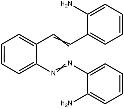 2-[2-[2-[(2-Aminophenyl)azo]phenyl]ethenyl]benzenamine Struktur