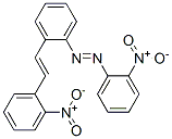 1-[(2-Nitrophenyl)azo]-2-[2-(2-nitrophenyl)ethenyl]benzene Struktur