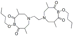 1,2-BIS(3,7-DIMETHYL-5-N-BUTOXY-1-AZA-5-BORA-4,6-DIOXOCYCL. Struktur