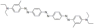 4,4'-[Azobis(4,1-phenyleneazo)]bis[N,N-diethyl-3-methylbenzenamine] Struktur