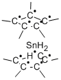 BIS(PENTAMETHYLCYCLOPENTADIENYL)TIN Struktur